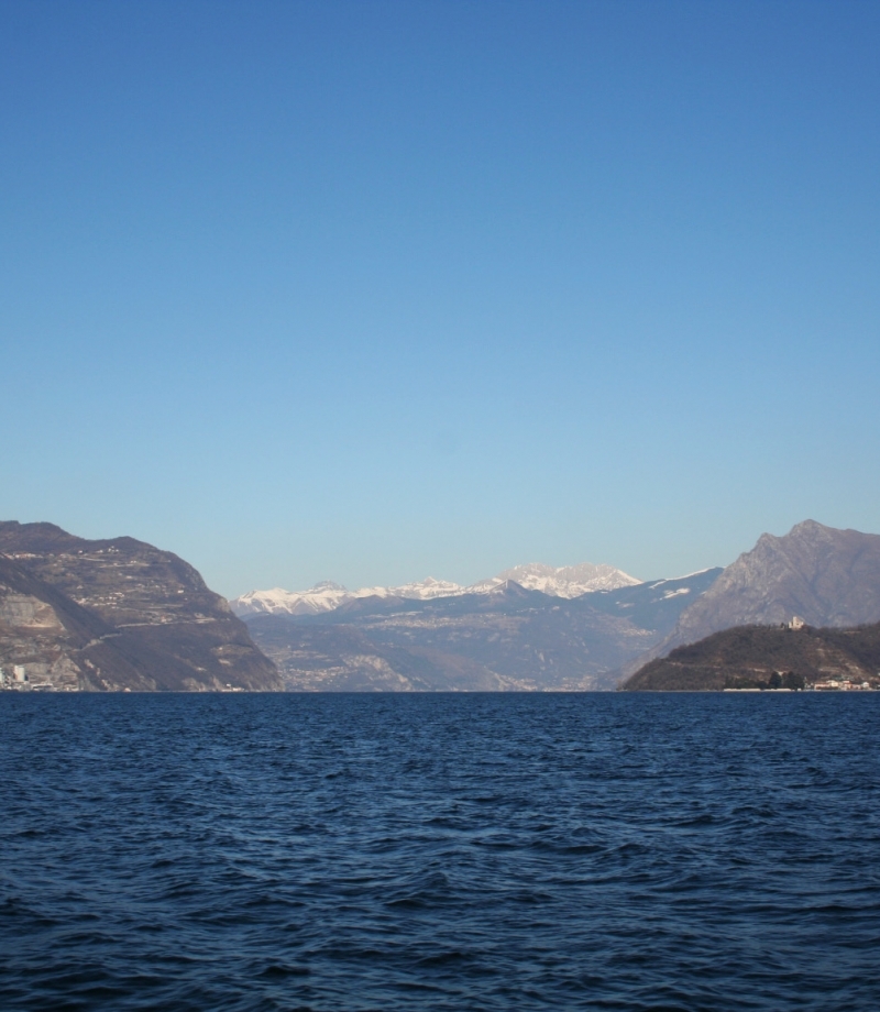 Panoramica sull'alto lago